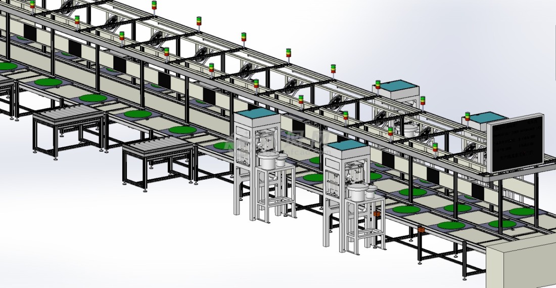 路灯老化装配线