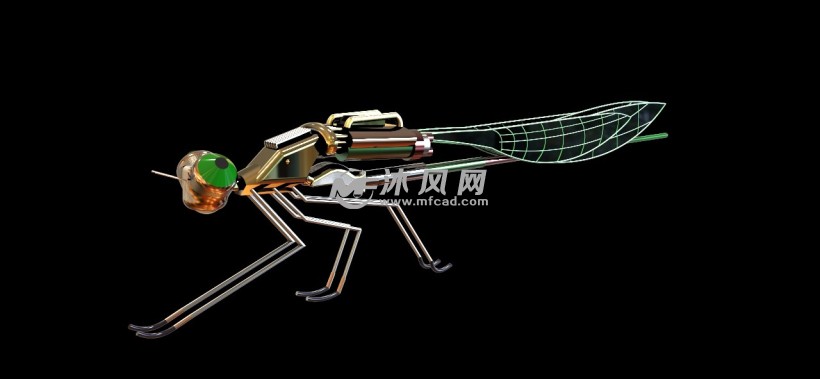 仿生蜻蜓机器人模型