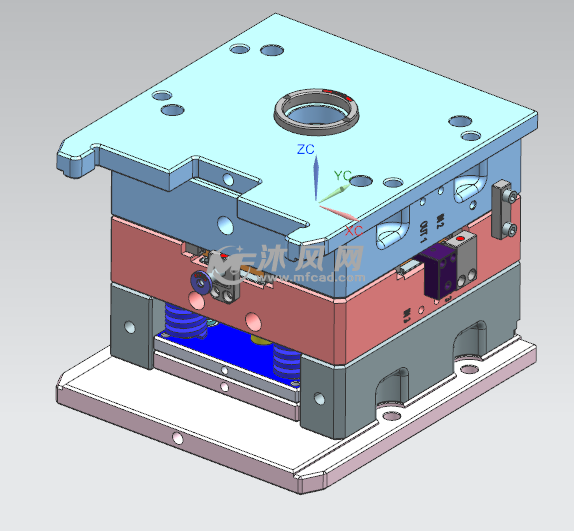 打印机夹持器塑胶模具
