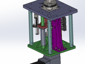 工作站丝杠举升机构