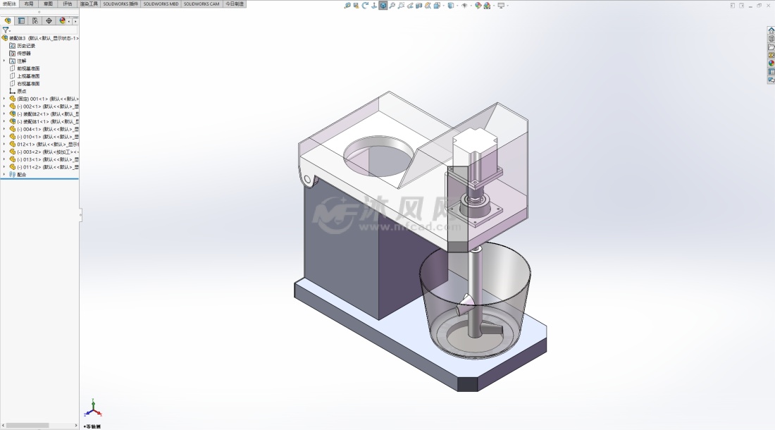 家用和面机设计