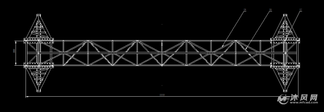 某一起重机桁架结构设计-设计方案图纸-沐风网