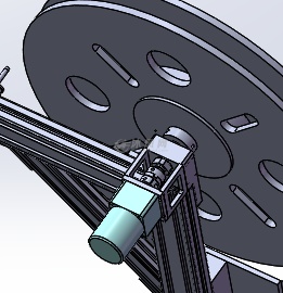 本模型為物料卷取機