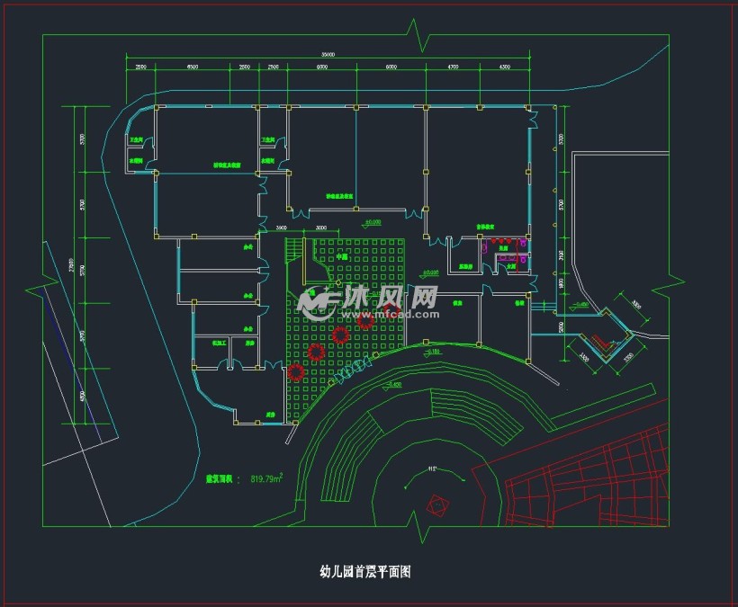 幼儿园设计图纸cad