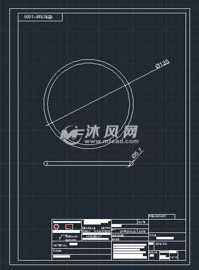 o型圈鞍座全图图纸参数图纸id: 911492图纸格式:dwg图纸版本:autocad