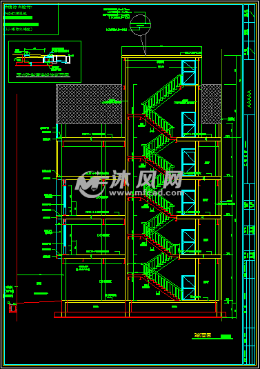 做法详见建筑构造做法表和室内装修表,面层由住户自理,楼面除注明外