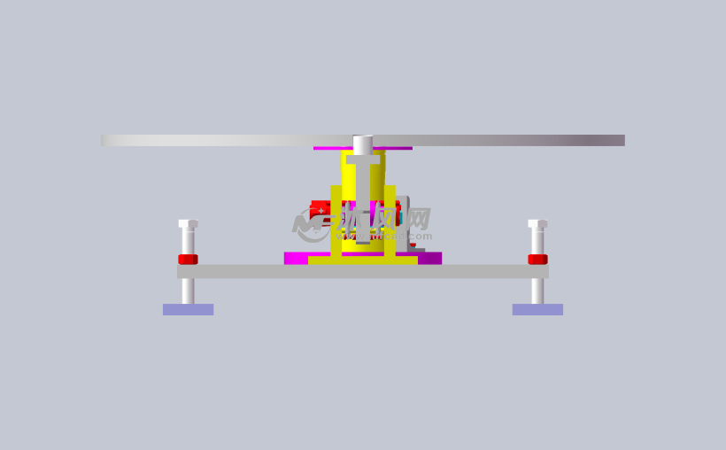 手动旋转四工位机构设计