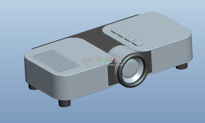 投影仪三维图纸
