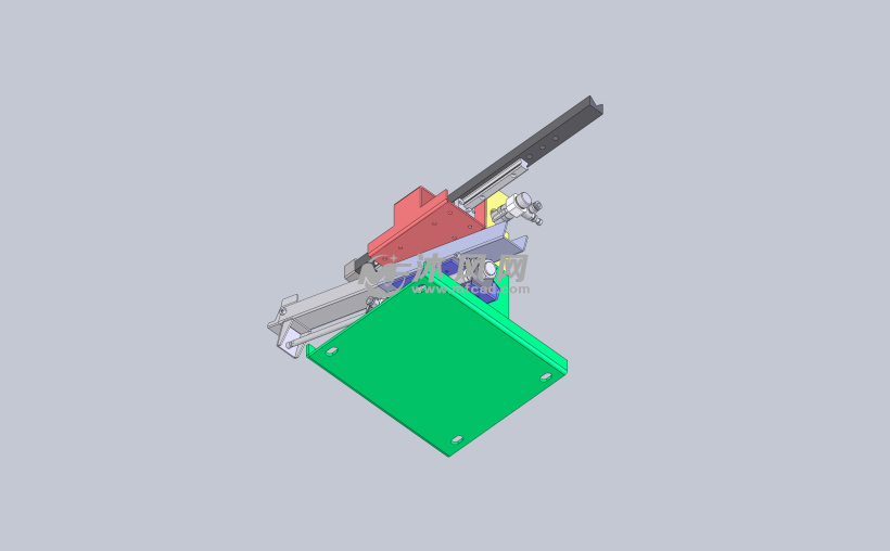 100-00 接料装置.sldasm-角1