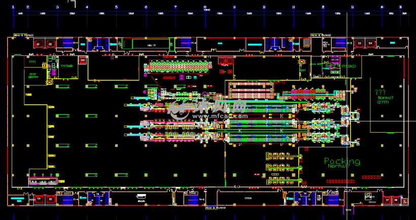 液晶模组装配线layout