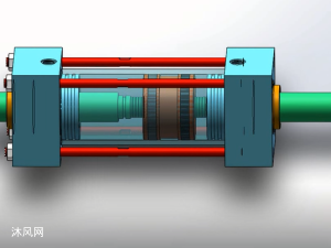 双杆活塞式液压缸