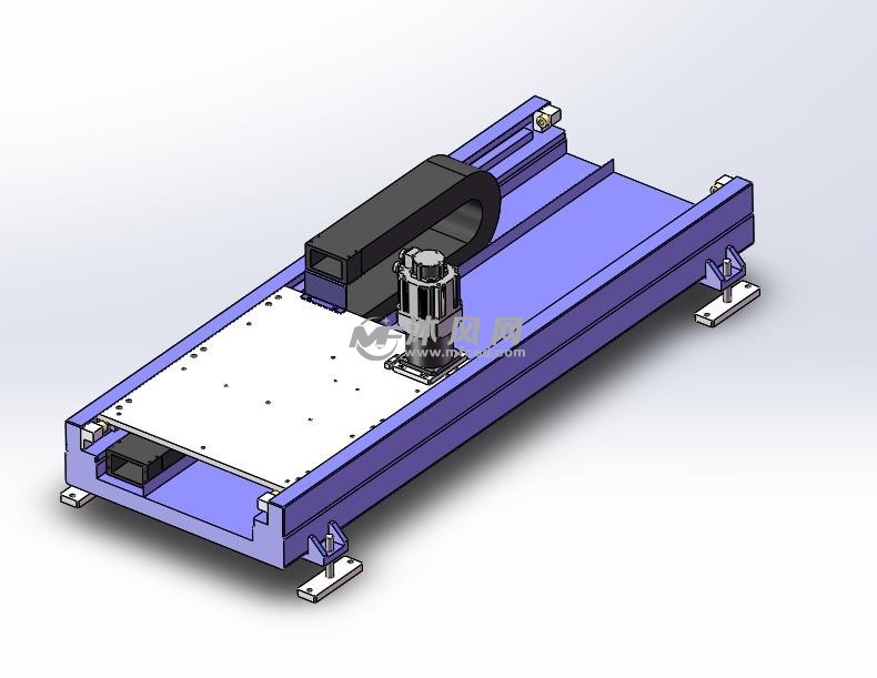 重型地轨滑台机构