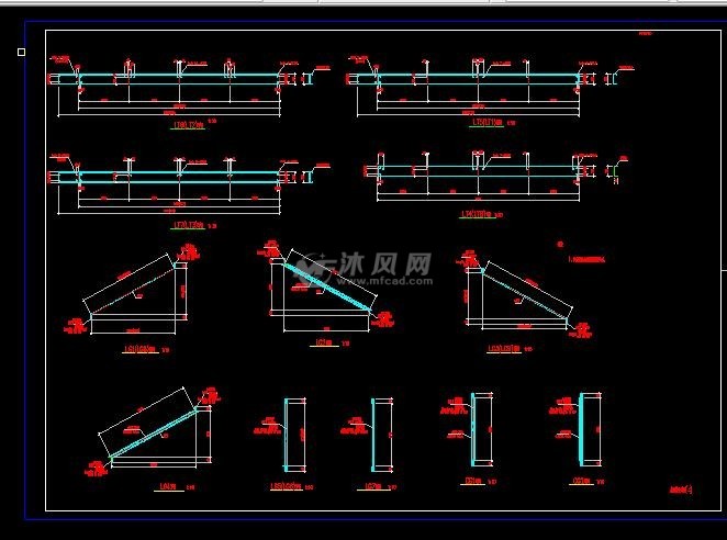 钢结构檩条加工大样图(钢结构檩条撑杆安装示意图)