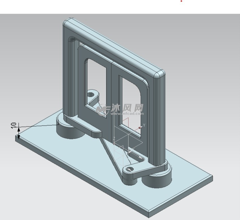 prt-角1设计并3d打印一款车门启闭模型,其参考机构运动简图如图所示.