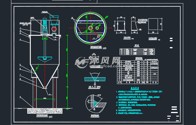 单层框架结构污泥脱水机房图