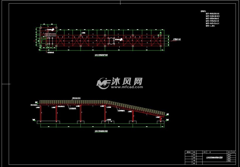 通廊参数表基础平面图纸参数图纸id: 914414图纸格式:dwg图纸版本