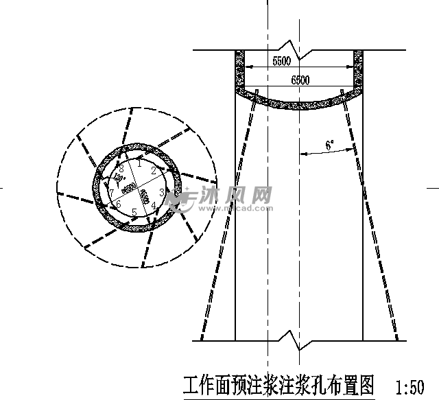 梁宝寺二号井风井井筒综合治水技术设计- 设计方案图纸 - 沐风网