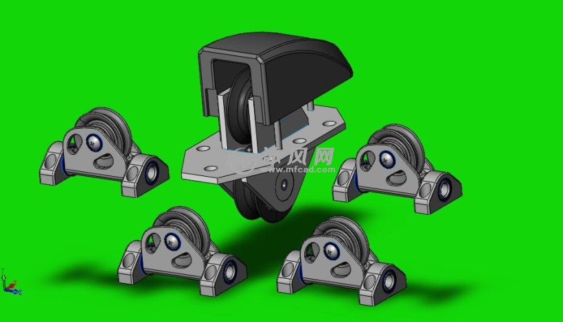 5种harken  铝制触发器滑轮