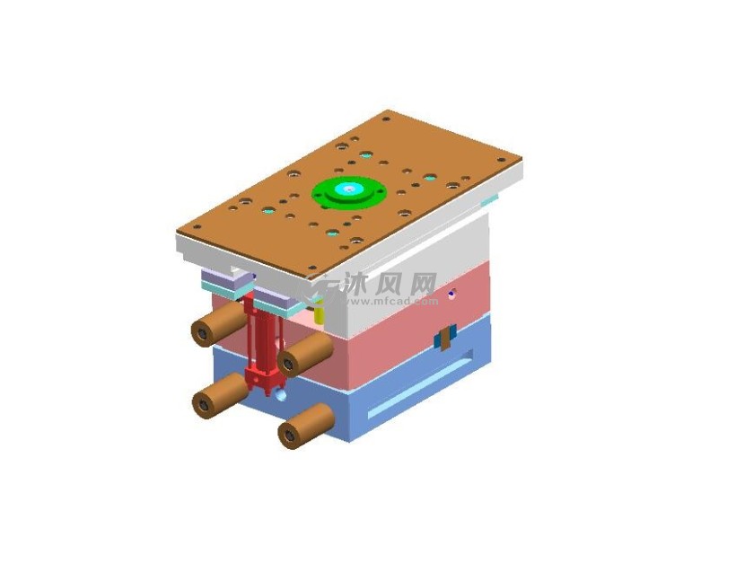 储物盒倒装模具设计