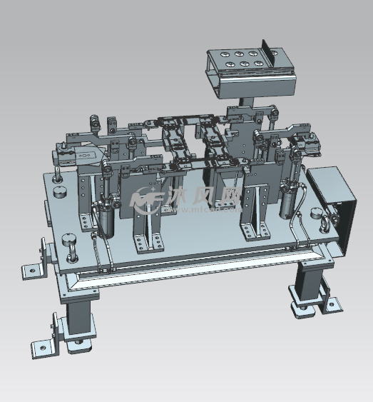 汽车车身配件气动夹具小总成焊接工装