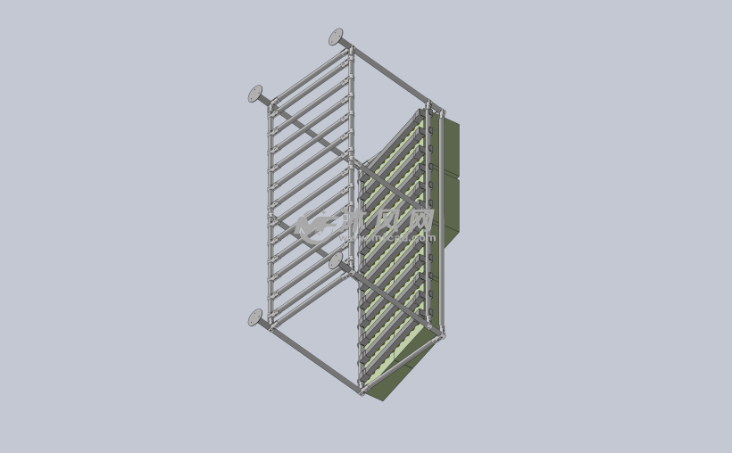 物料架模型设计