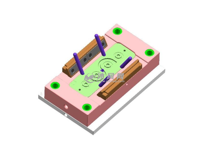 螺牙接头模内藏推板模具设计