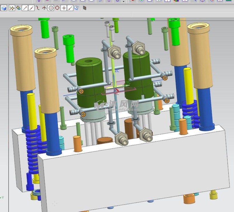 环-浇口套二维装配图图纸参数图纸id: 916685图纸格式:prt文件,stp