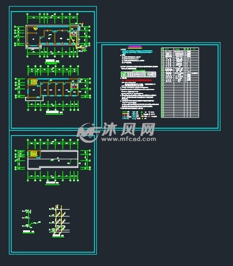 施本圖紙為某飼料廠車間及科技綜合樓給排水消防施工圖,圖紙包含廠區