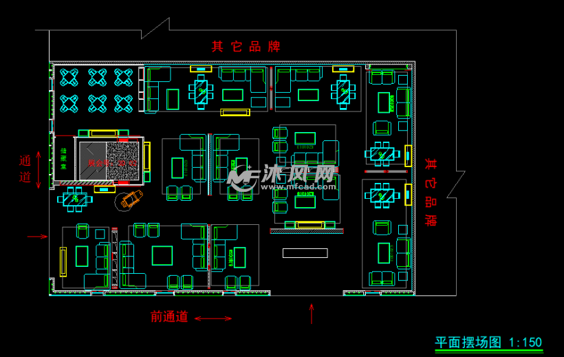 家具店展厅平面