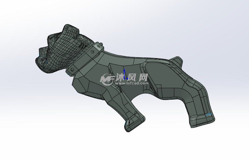 旺财机械狗 - 人体/动物模型图纸 - 沐风网