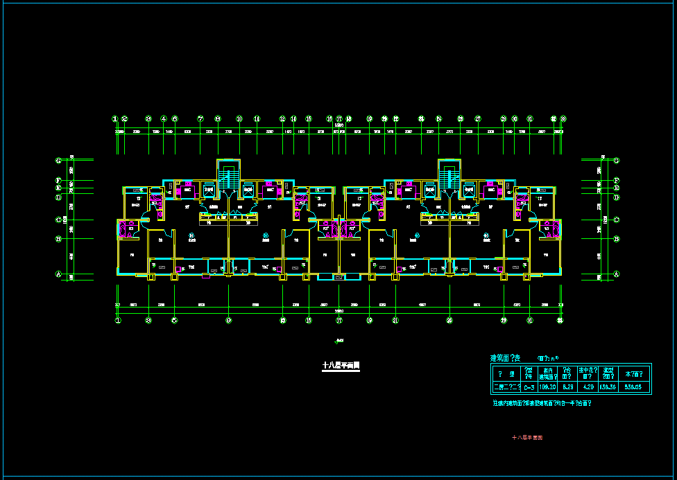 高层住宅楼设计图- 住宅建筑图纸 - 沐风网