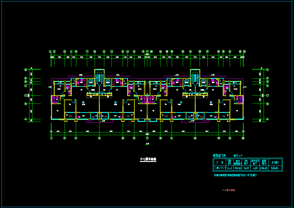 高层住宅楼设计图- 住宅建筑图纸 - 沐风网