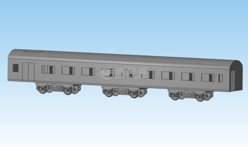 列车车厢结构模型