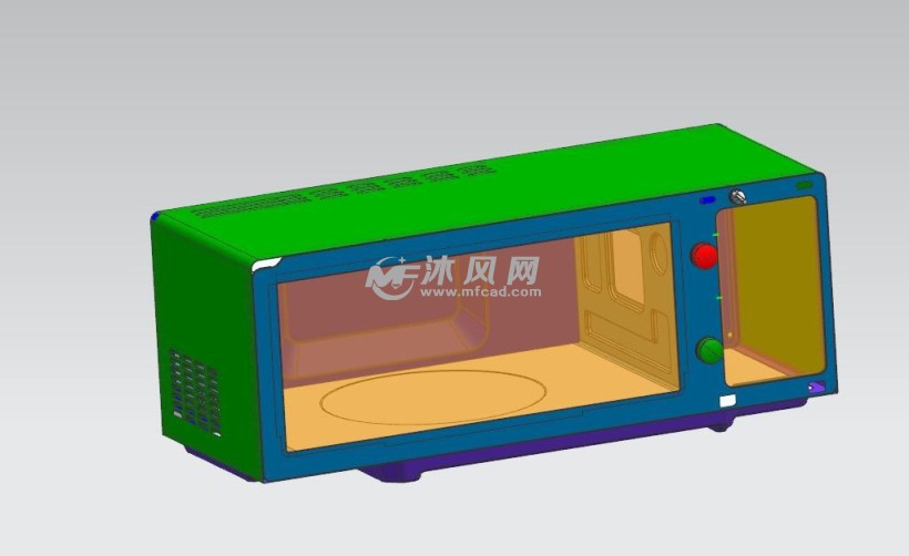微波炉模型三维图