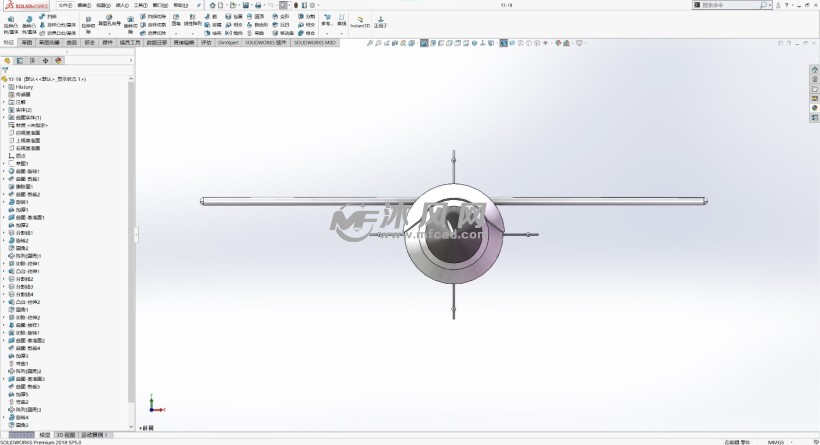 yj18反舰导弹模型 军工模型图纸 沐风网