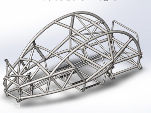 越野车车架 - solidworks交通工具模型下载 - 沐风图纸