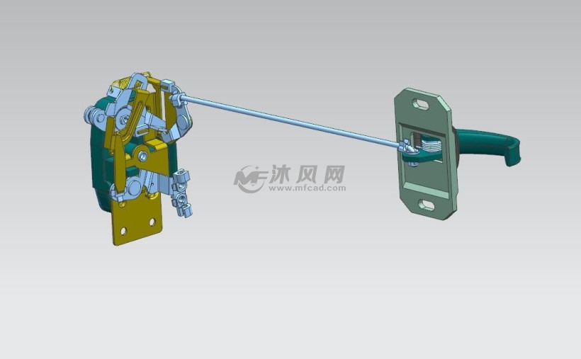 车门锁结构详图