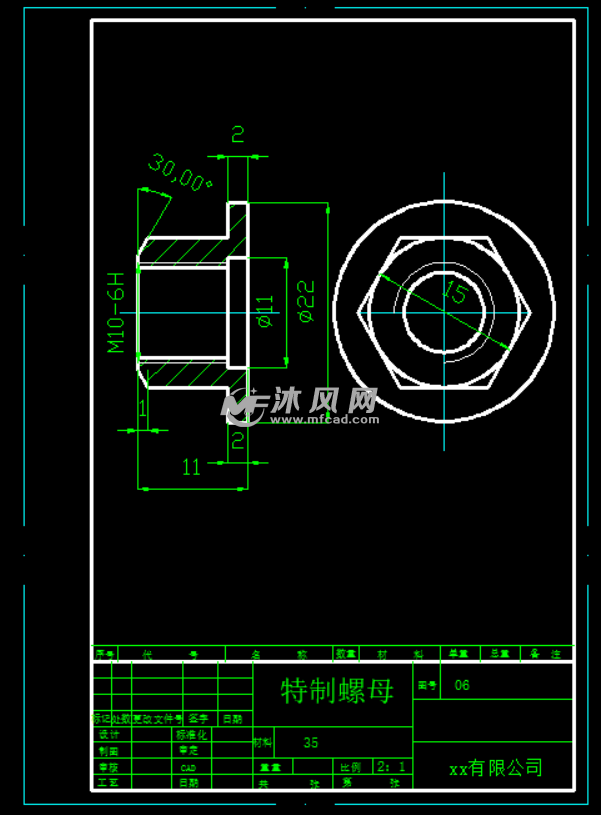 特製螺母鑽模板底座開口墊圈圖紙參數圖紙id: 918957圖紙格式:dwg圖紙