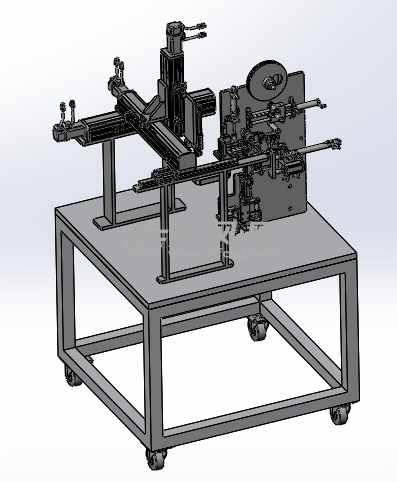 自动贴胶带机三维设计