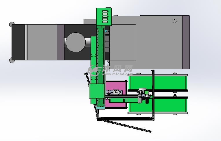 海天注塑机自动化水口剪切方案