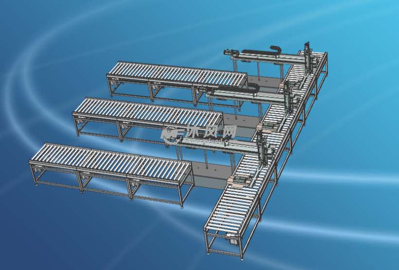 食品包装礼盒自动化装配线设计