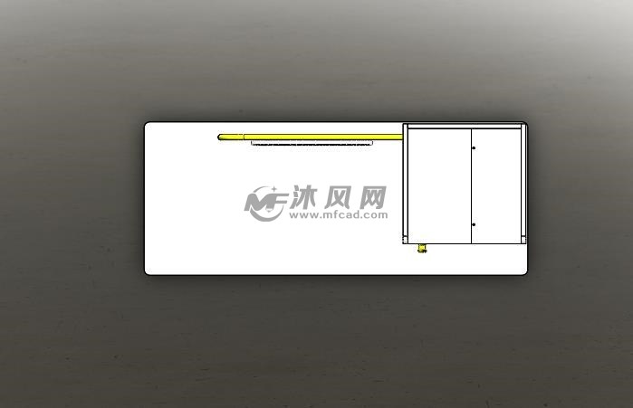 梳妆台设计俯视图