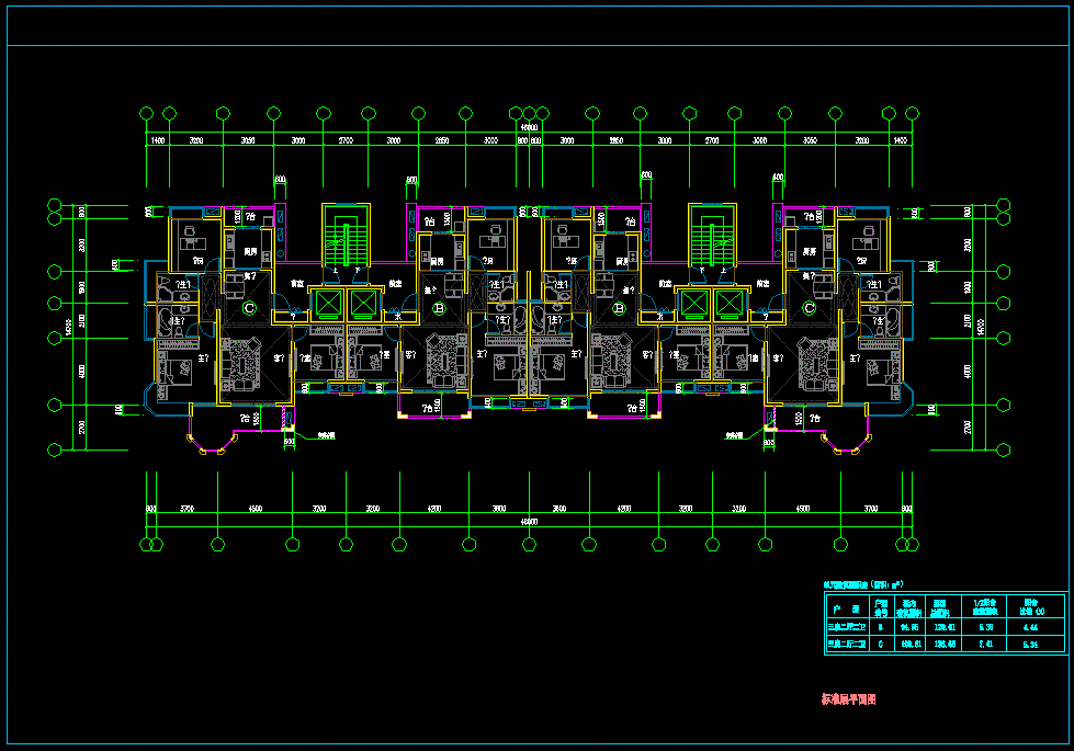 多层住宅建筑设计图纸