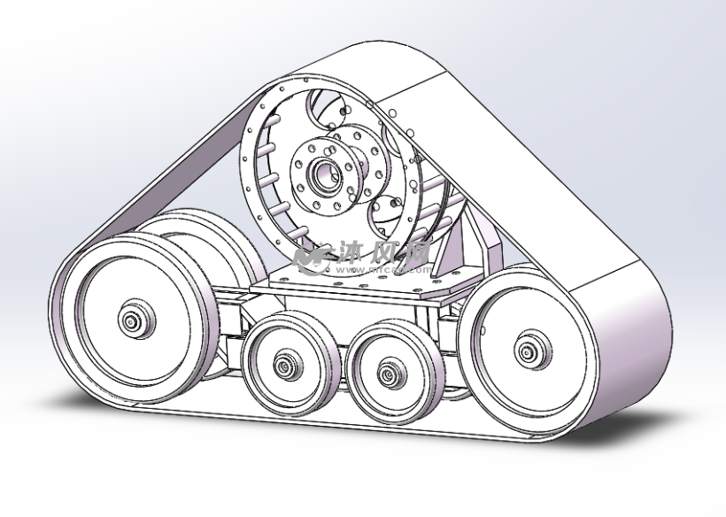 三角履带轮设计