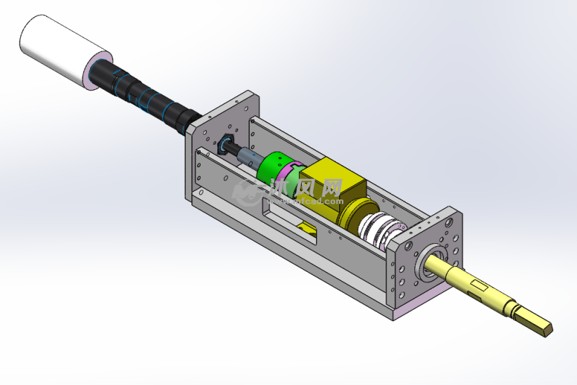 双端内外锁紧机构