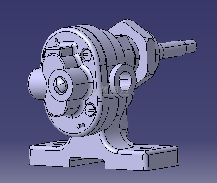 齿轮油泵建模设计