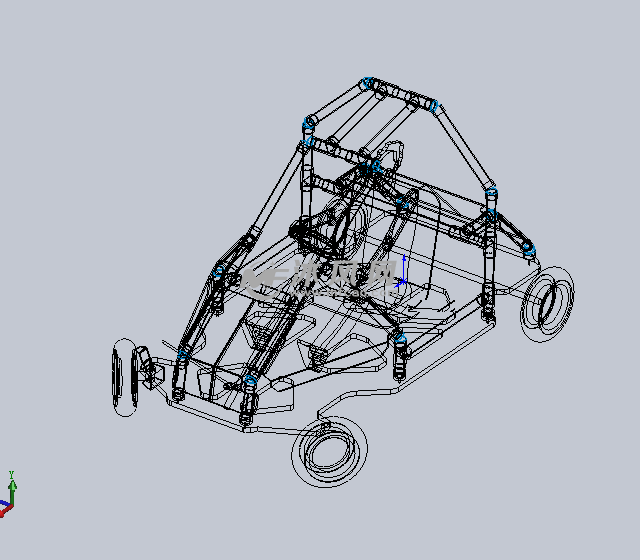 卡丁车详解设计模型