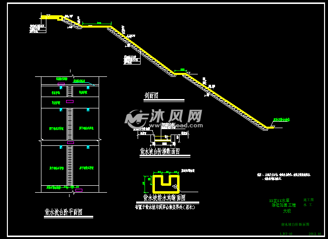 土石壩水庫除險加固工程施工圖