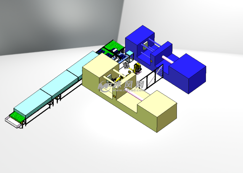 注塑机自动下料机检测线方案