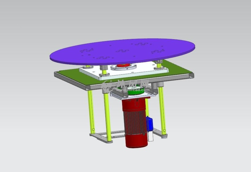 顶升旋转工作台设计模型